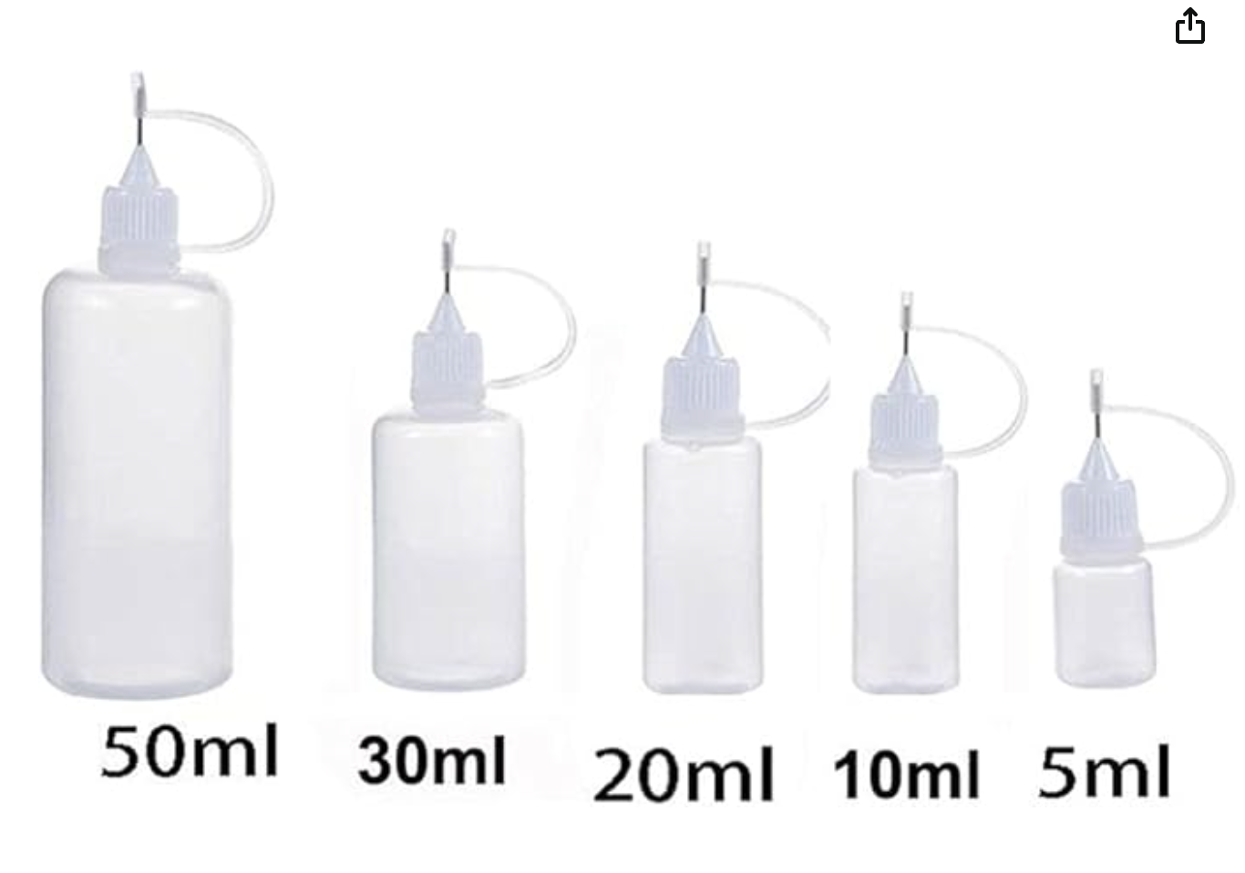 Precision Tip Applicator Bottles (various sizes)