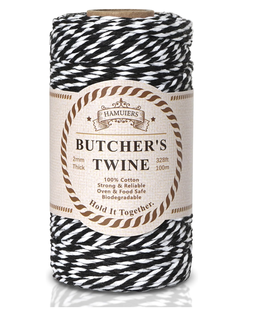 Cotton Twine String (black and white)